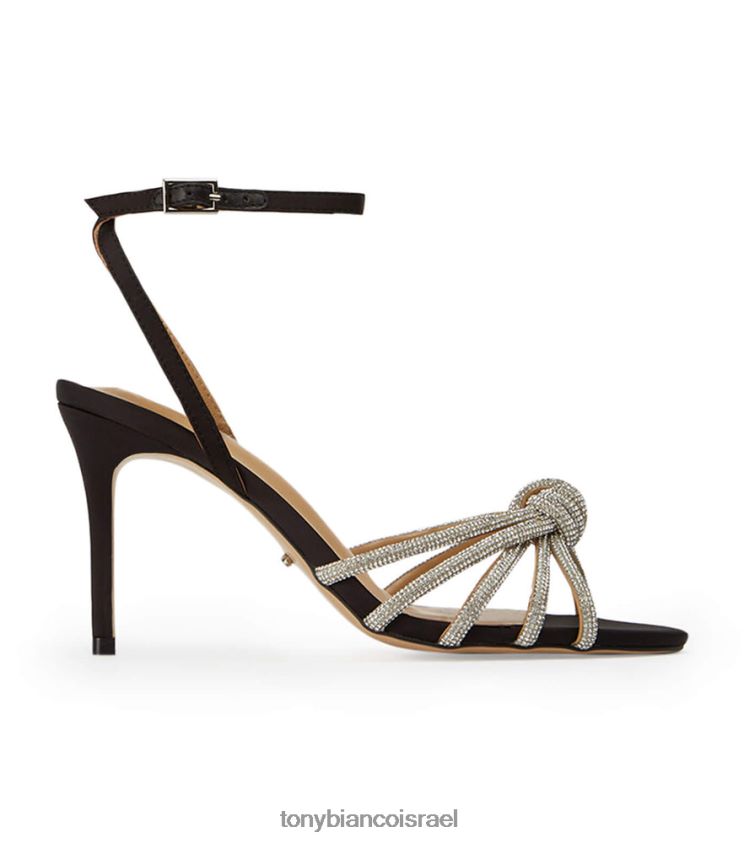 נעלי עקב | נשים סאטן שחור Tony Bianco עקבים של הלנה 8BNR8T84